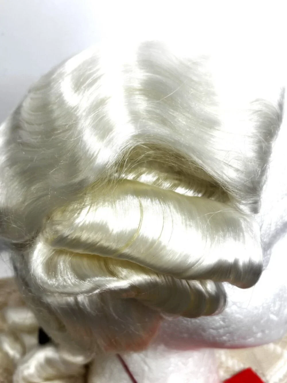 Colonial 18th Century George Washington Powdered Wavy Costume Wig NWT NOS